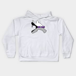 Field Hockey Goalie: Demisexual Pride Kids Hoodie